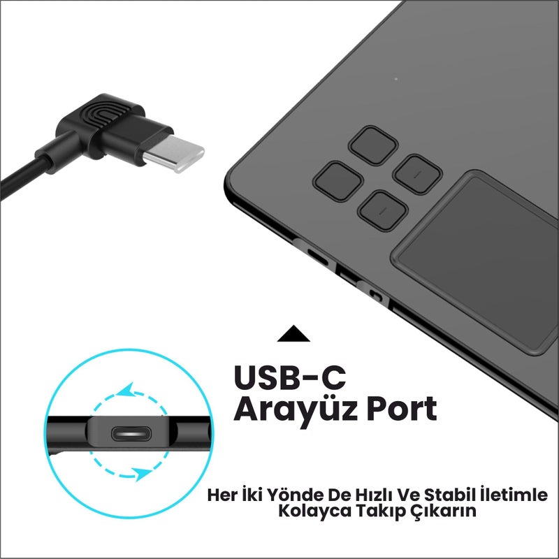 Veikk USB Cable for A30 Graphics Drawing Tablet - Image 3